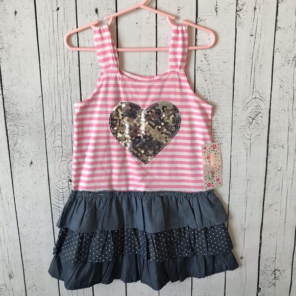 💕NWT heart sequins dress! - Picture 1 of 5